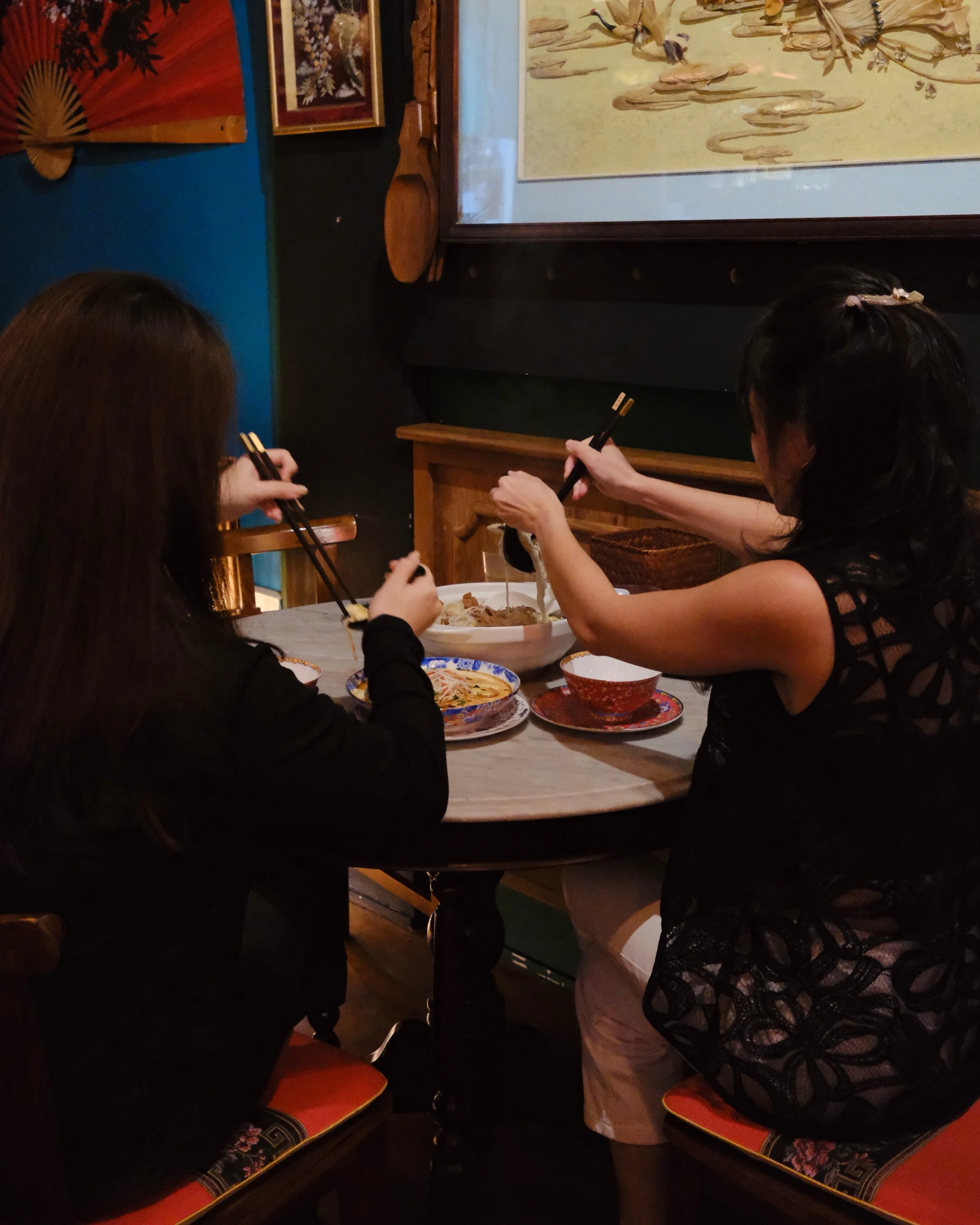 A table for two,  just catching up over a proper meal!