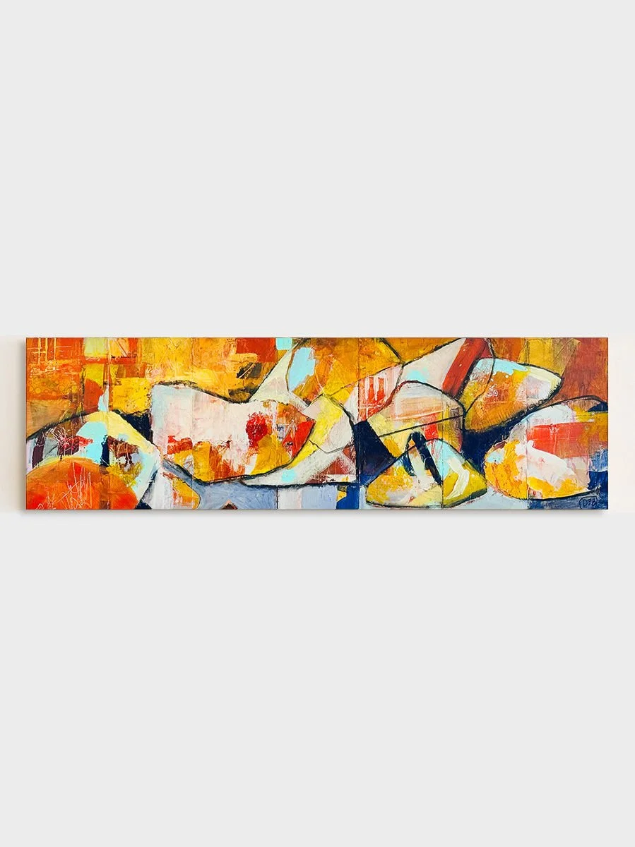 Scattered Sunsets · Original Abstract Painting
