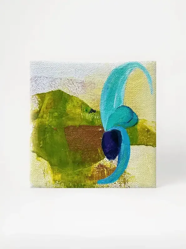 Jade Vine V · Mini Original Painting