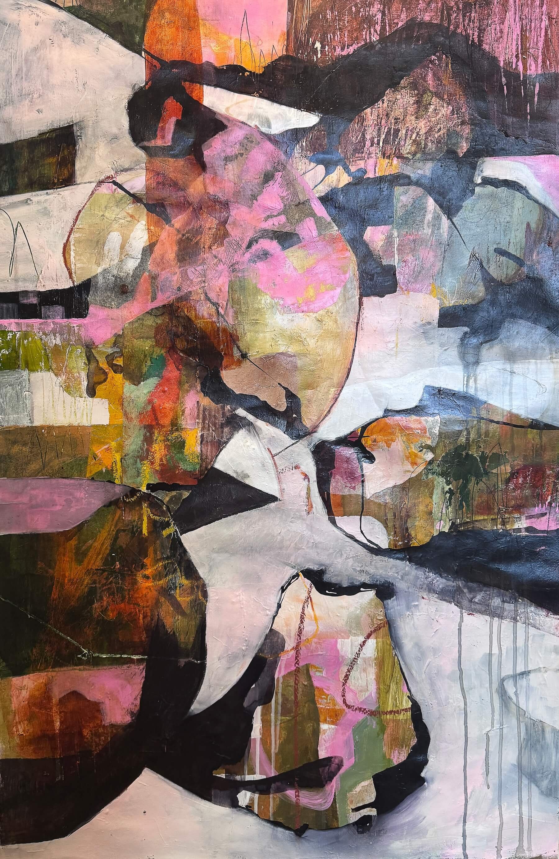 Into The Deep · Original Mixed Media Painting