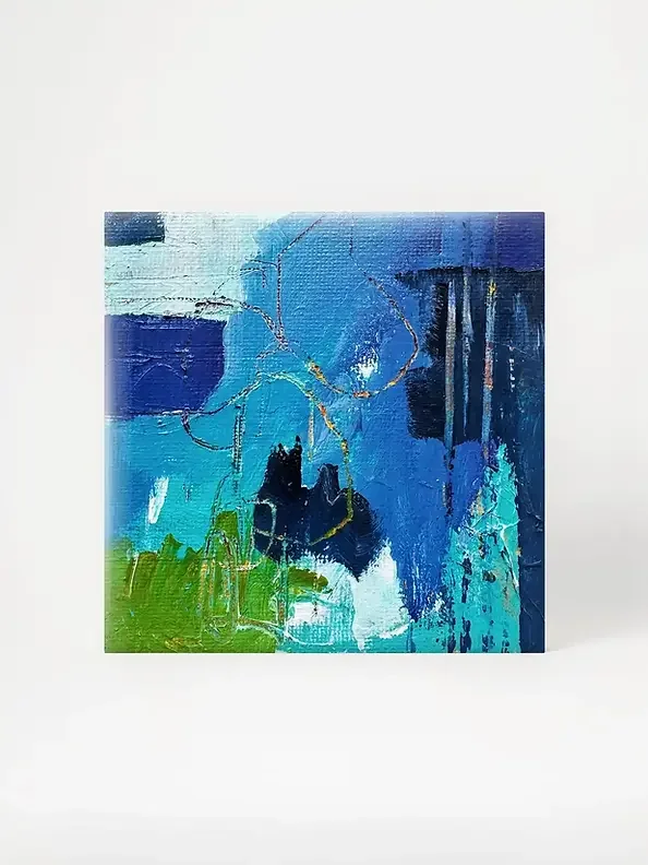 Jade Vine II · Mini Original Painting