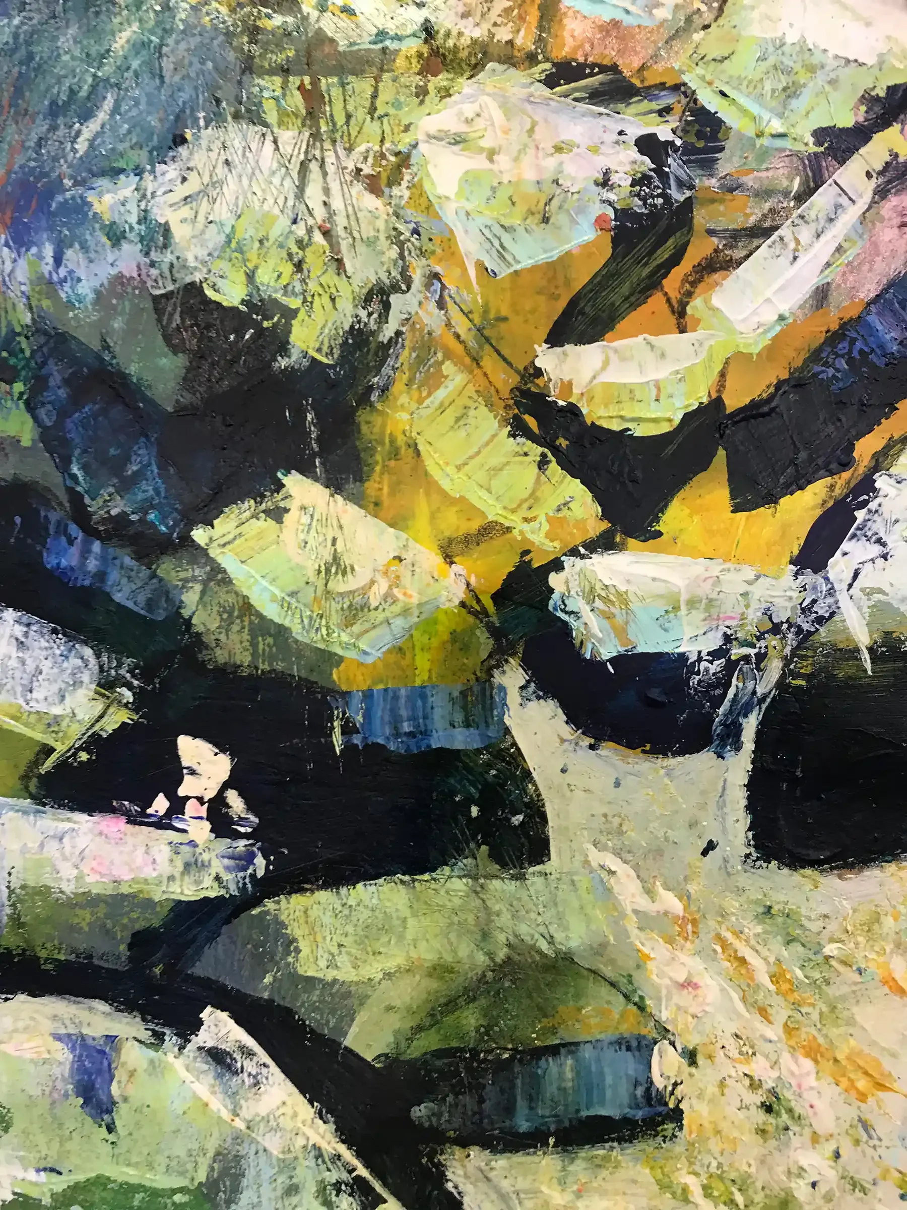 
CRESCENT · 30 × 30 cm · mixed media on board · 2023 · Sold