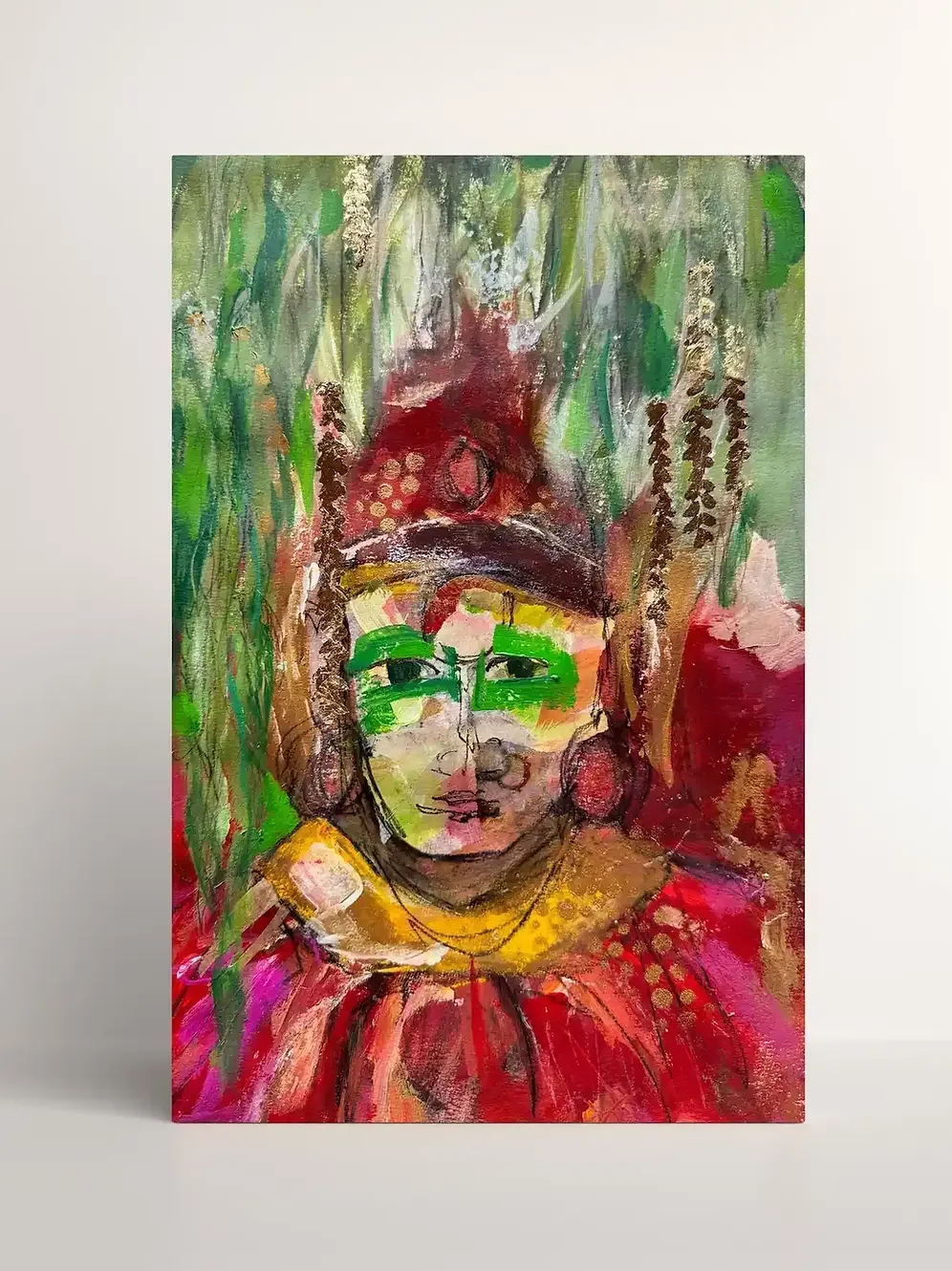 Eyes of the Goddess · Original Abstract Painting