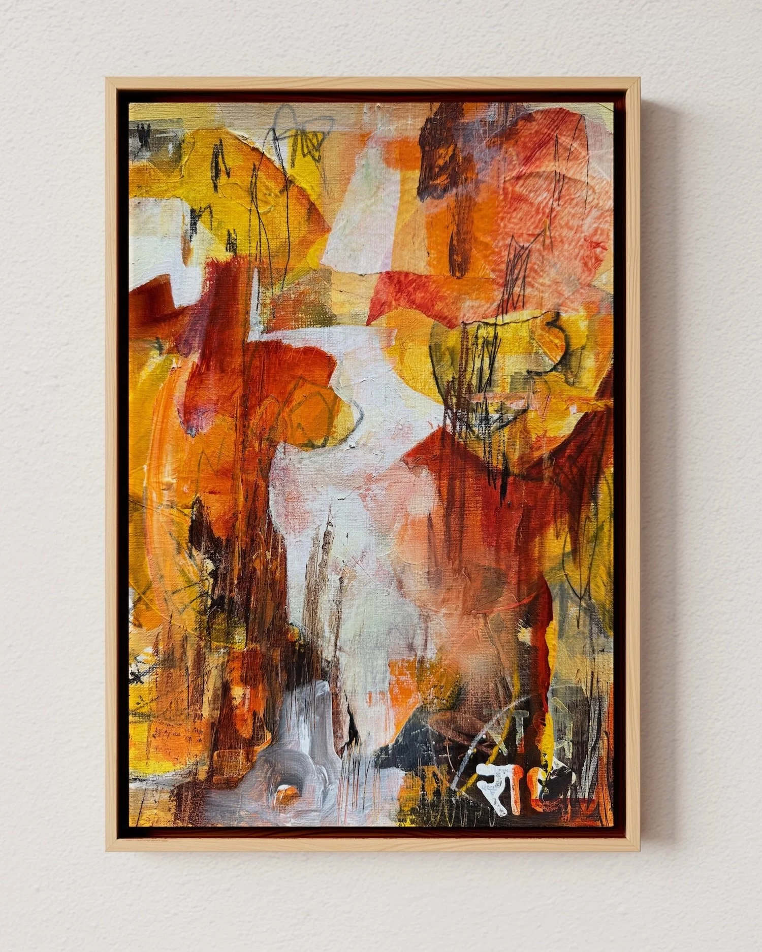 Juice of the Jungle I · Original Abstract Painting