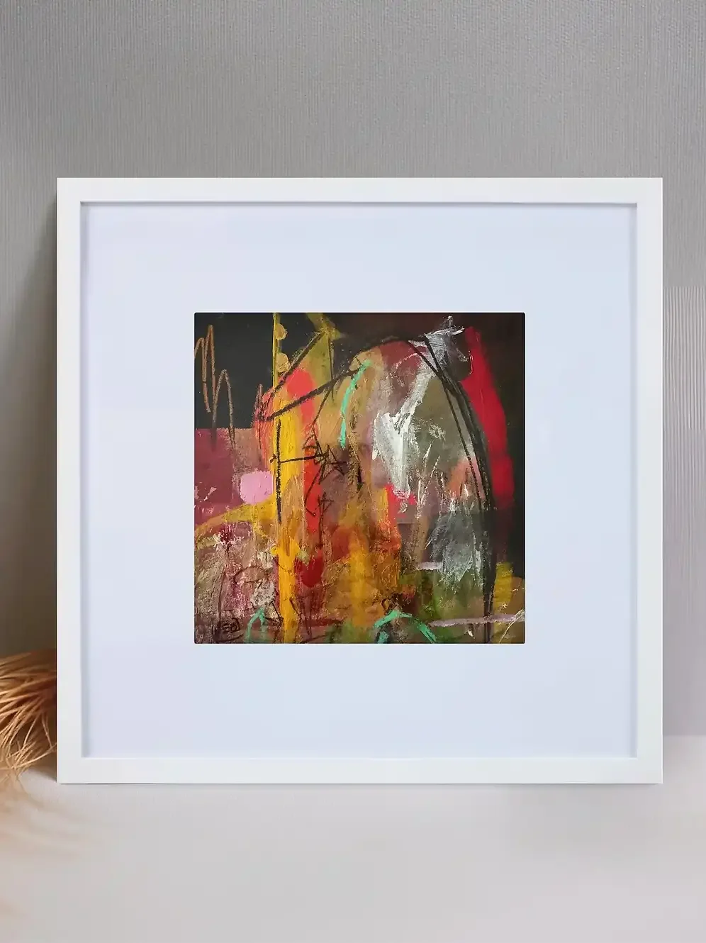 Indonesian Nights · Original Abstract Coastal Painting