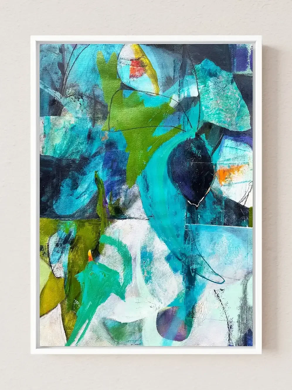 New Beginnings · Original Mixed Media Painting