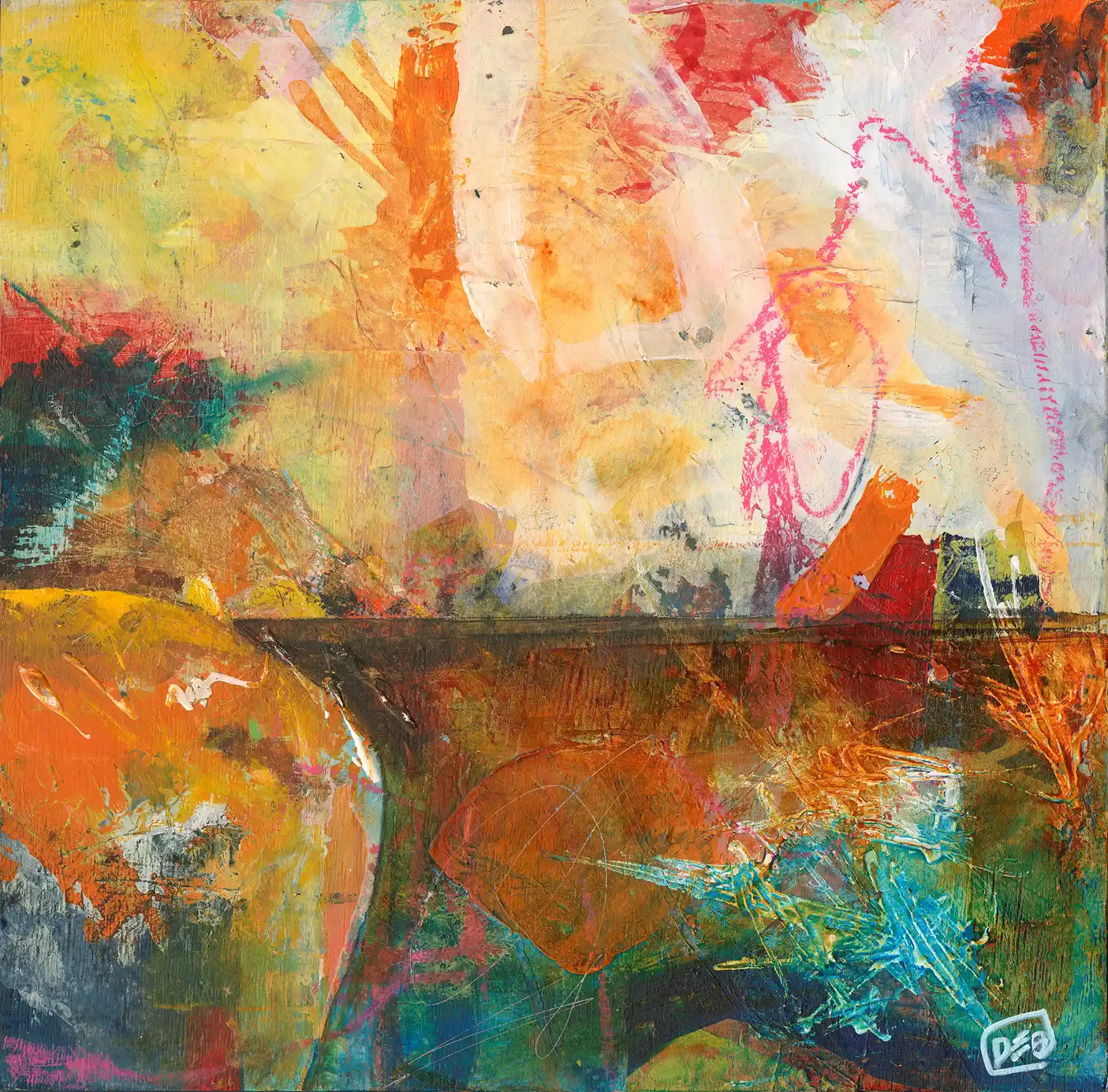 "Sunrise on a Boulder" Original Artwork