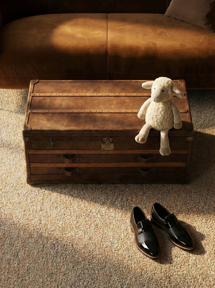 Close up of Fernvale wool carpet