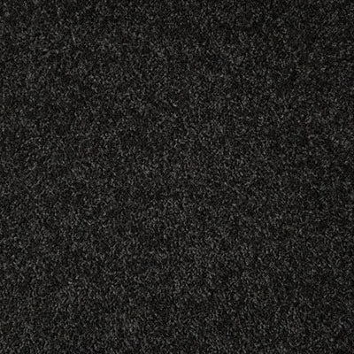 Black wool carpet