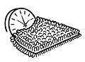 Wool carpet appearance retention icon