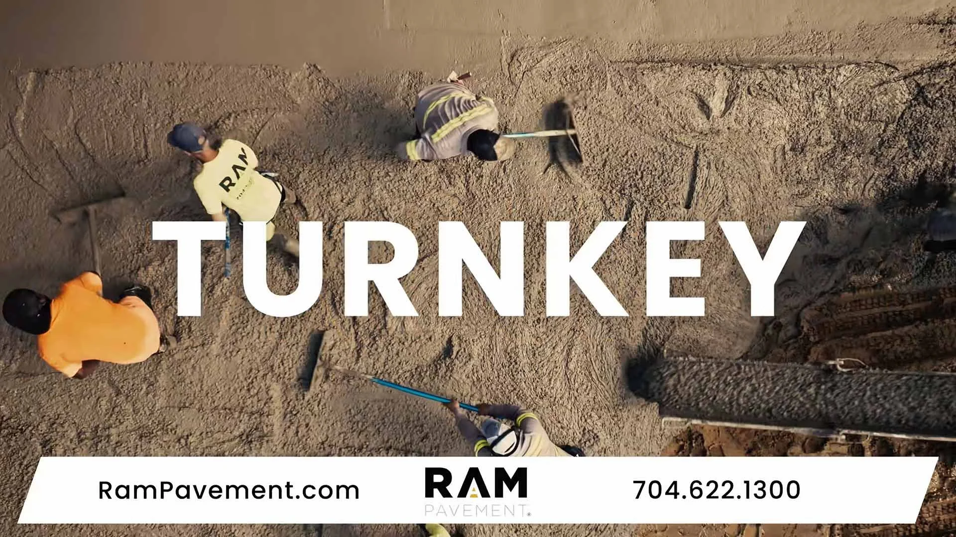 Workers using shovels to move dirt at a construction site, with the word 'TURKEY' overlaid in large white text.