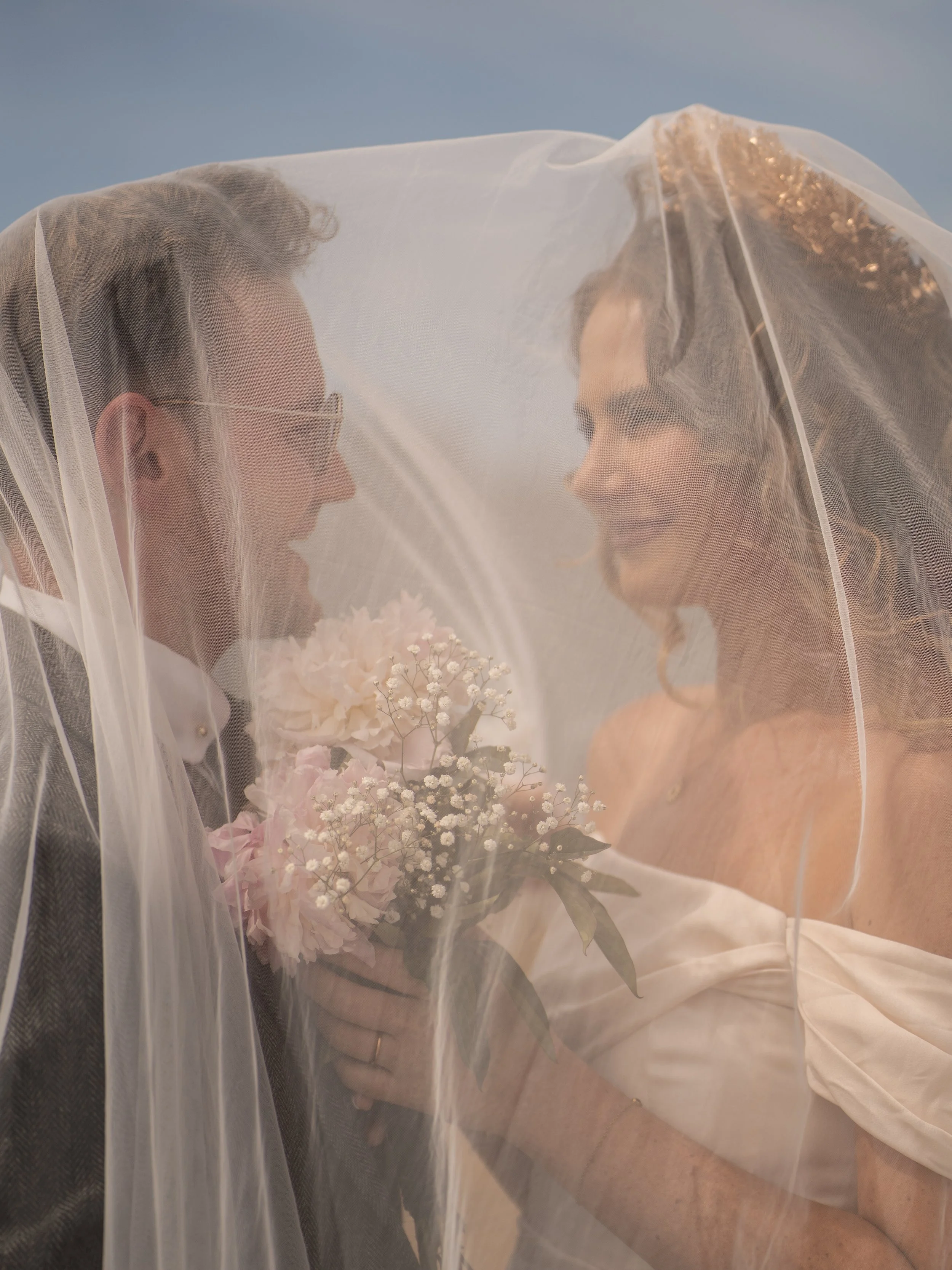 Wild woodland bridal shoot