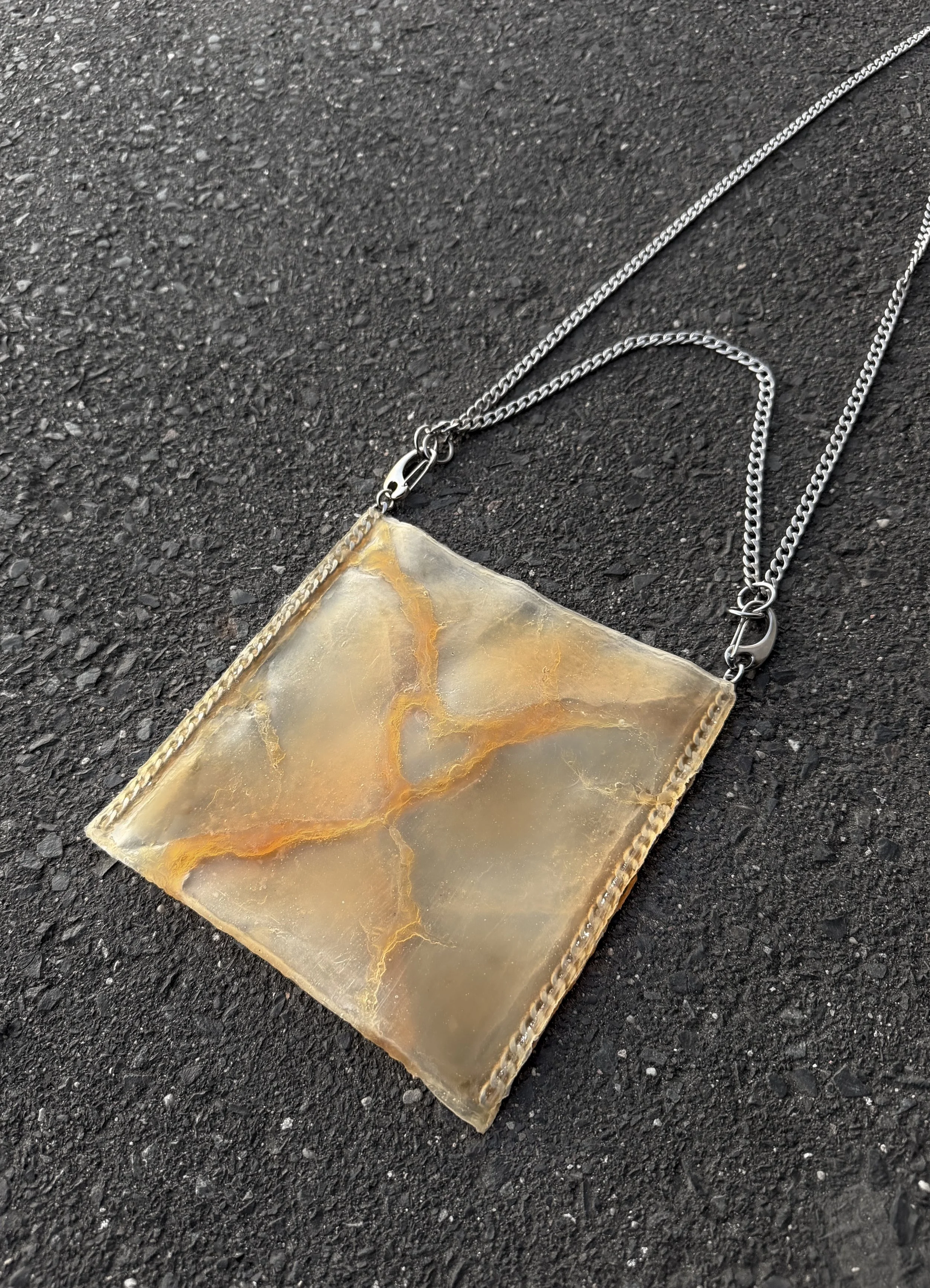 Heart Chain Bag - Translucent