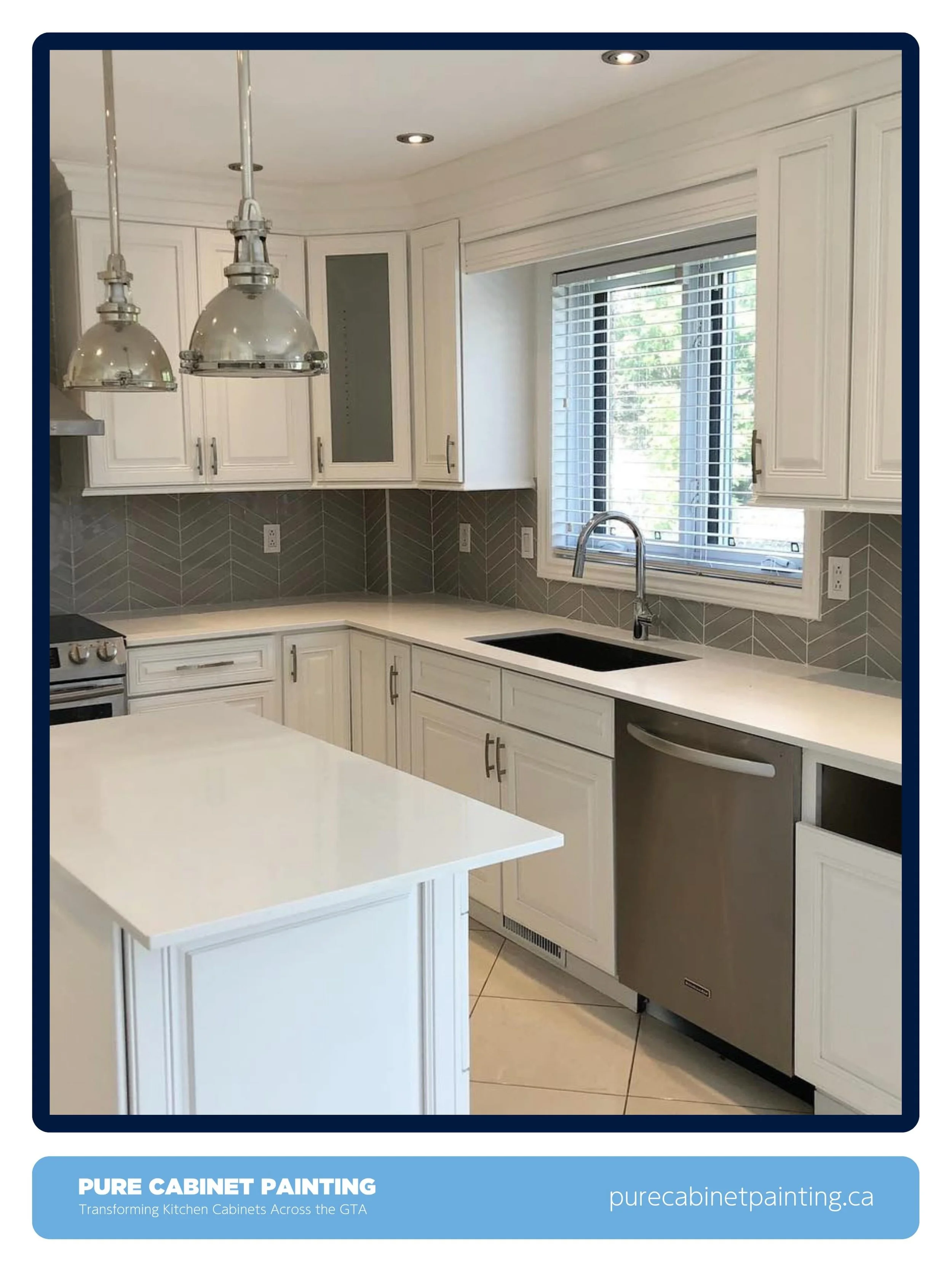 A cabinet painting project is not just about changing the colour.
It&rsquo;s about making the whole space feel cleaner, brighter, and more finished.

With the right prep, the right products, and a detailed process, older cabinets can take on a comple