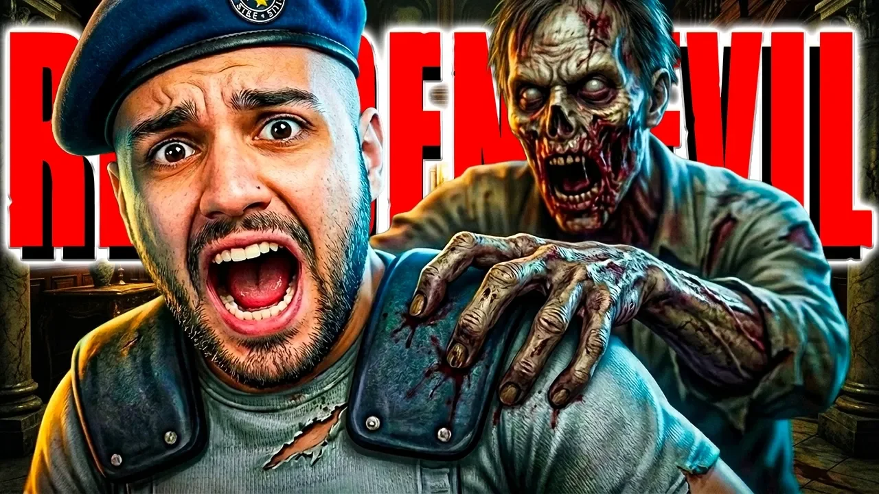Resident Evil HD Remaster gameplay series thumbnail featuring classic survival horror gameplay and mansion exploration from 3DeePee