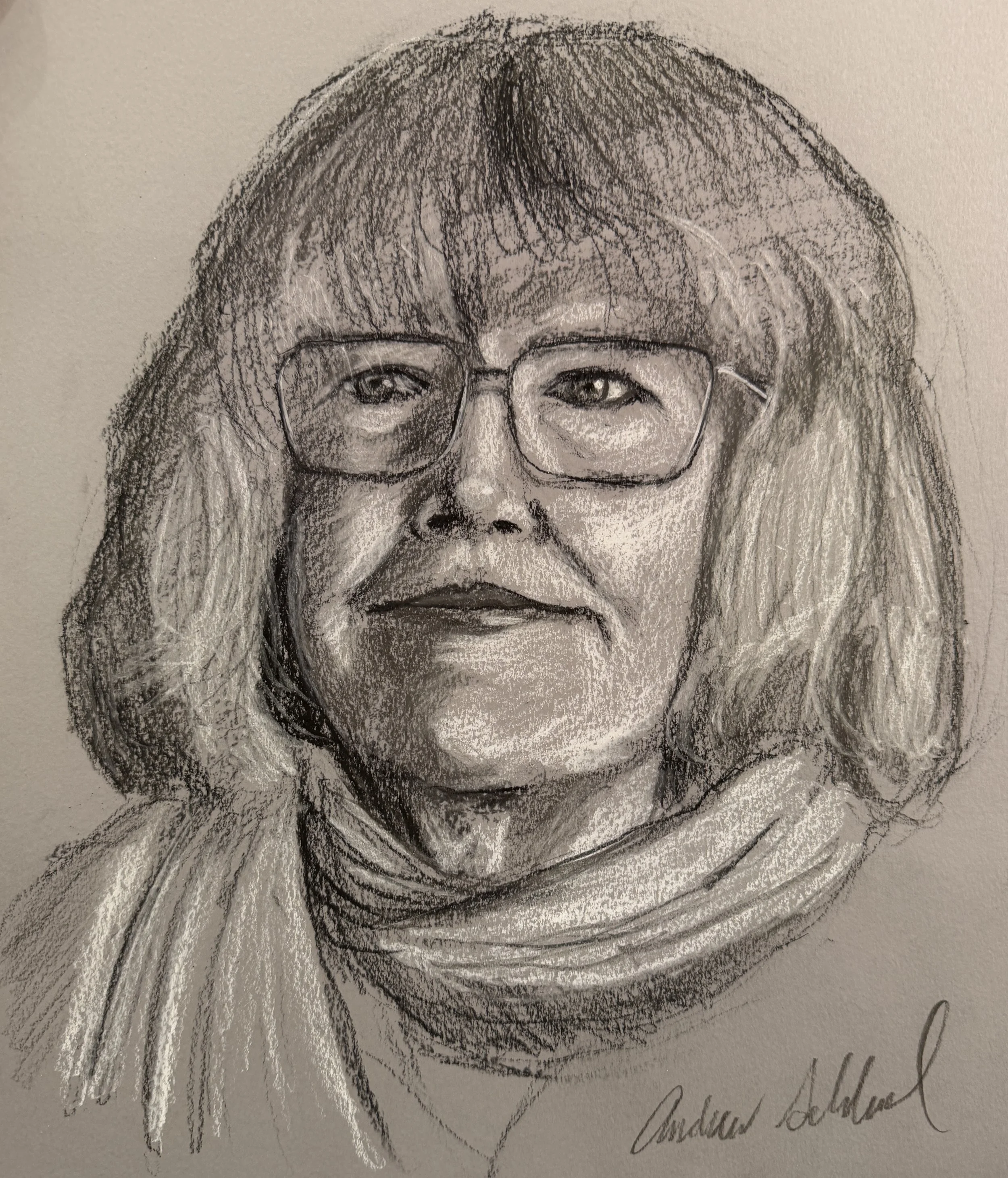 Charcoal Drawing: In-person 30 minute pose