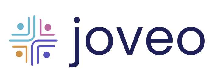 Joveo logo, podcast guest on tokenization pricing models in talent acquisition