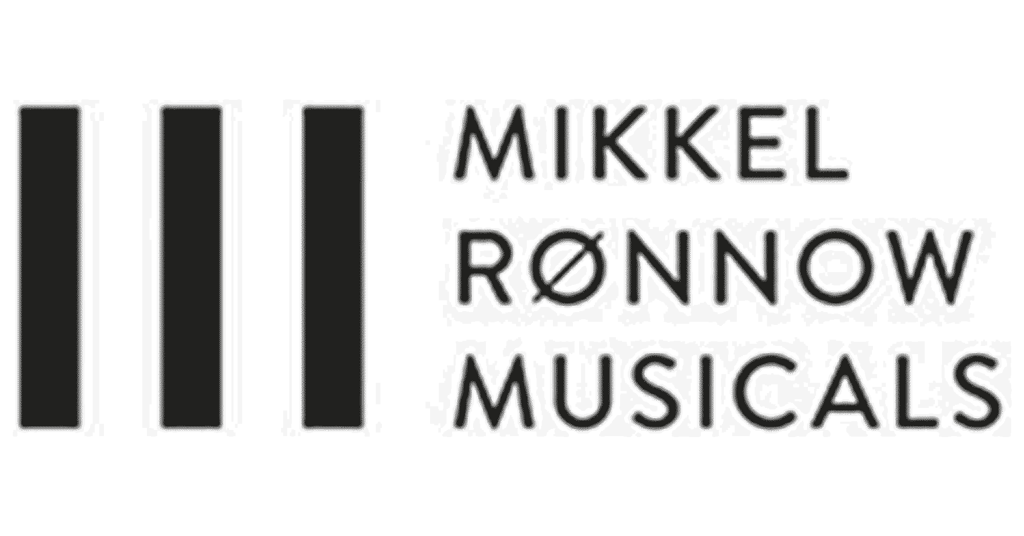Mikkel Rønnow Musicals – logo