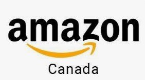 Logo d'Amazon Canada avec texte noir et flèche orange