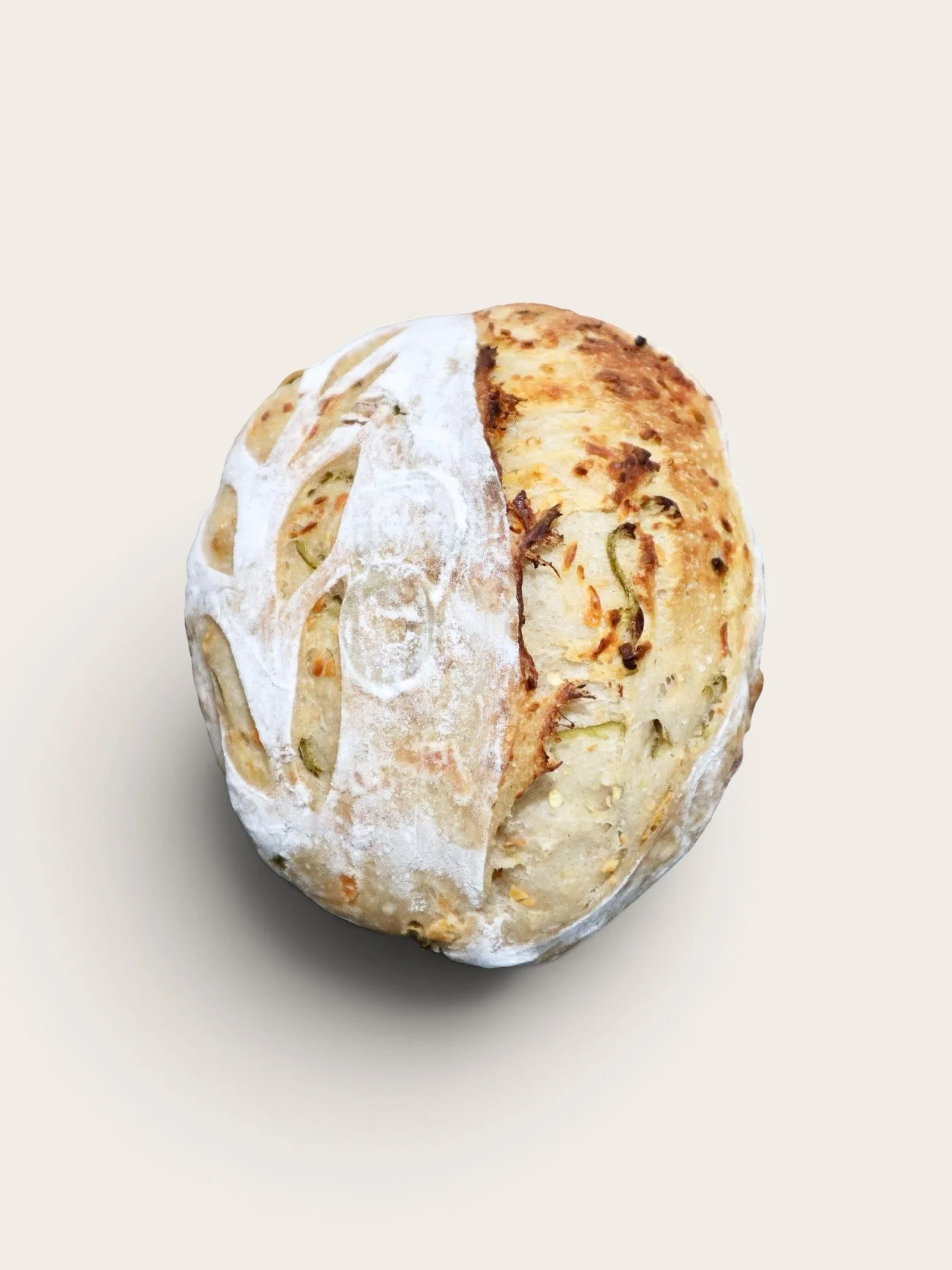 Jalapeno Cheddar Sourdough Loaf