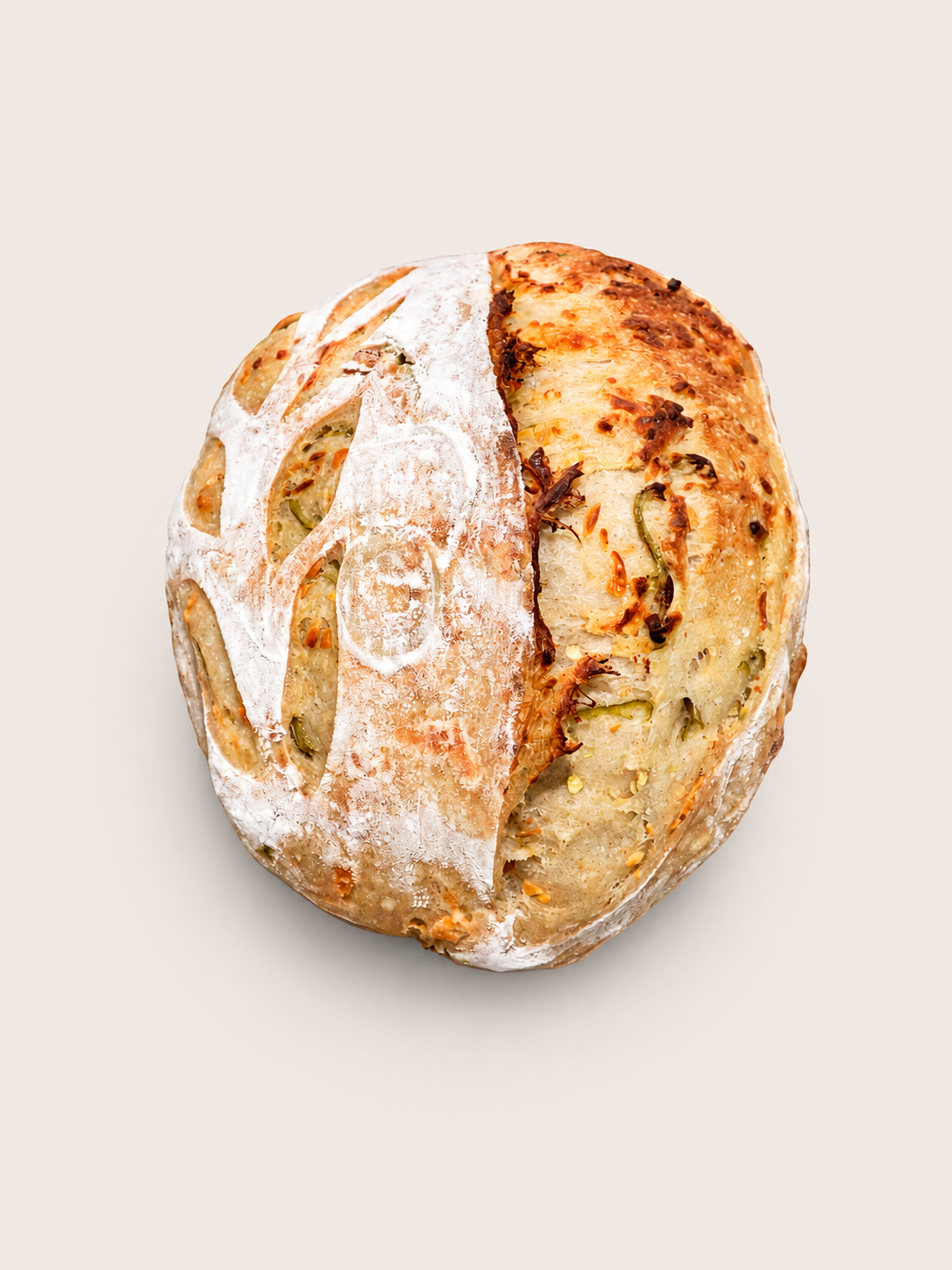 Jalapeno Cheddar Sourdough Loaf