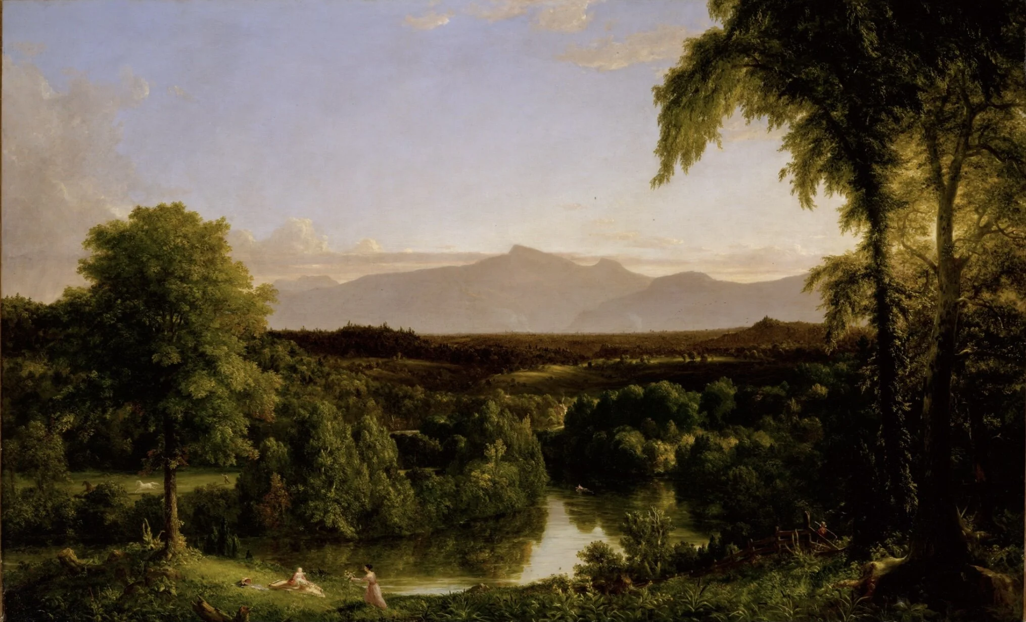 Thomas Cole, View on the Catskill, in the Early Autumn  (Metropolitan Museum of Art)