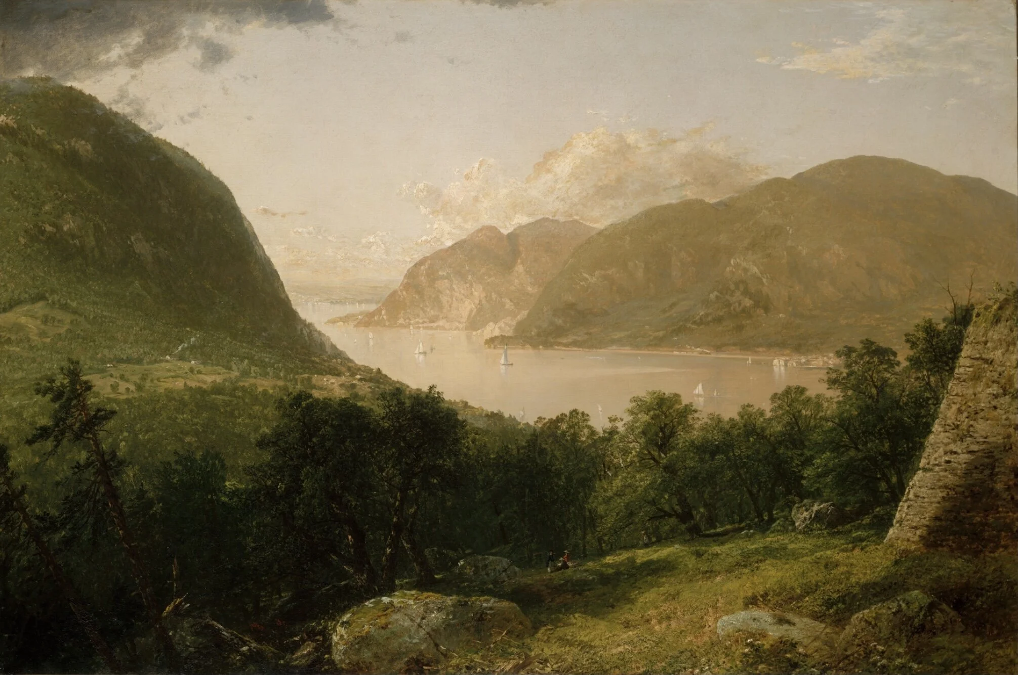 John Frederick Kensett, Hudson River Scene (Metropolitan Museum of Art)