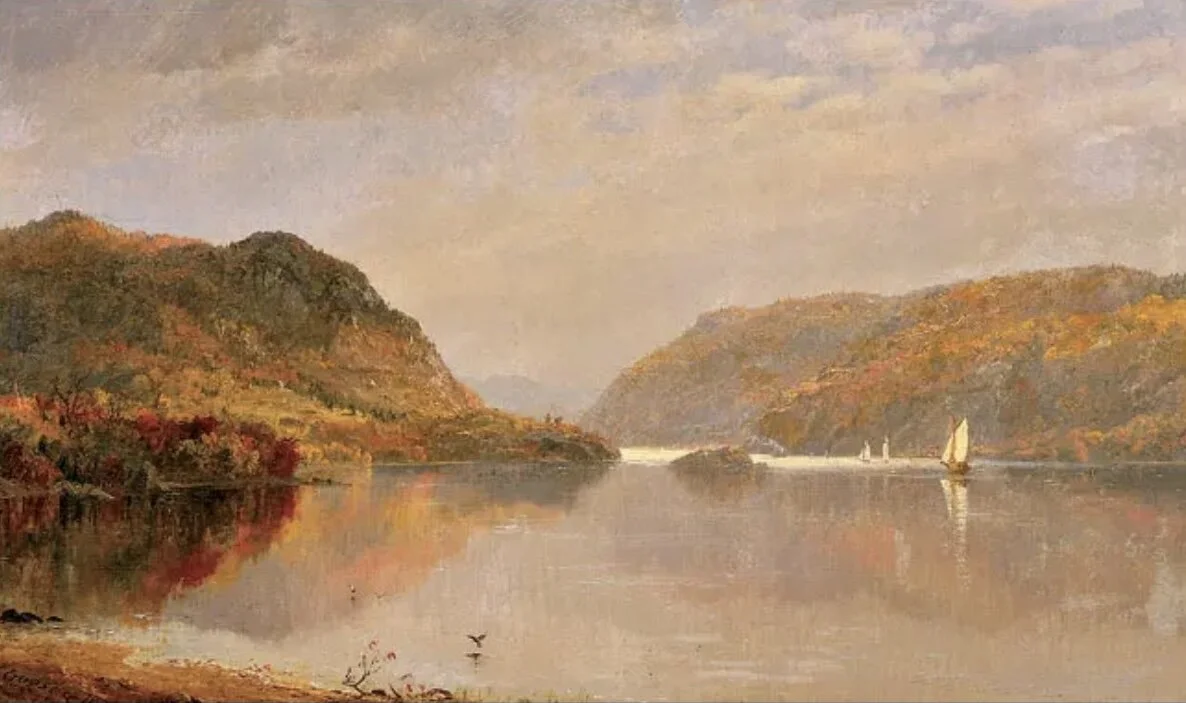 Jasper Cropsey, Hudson Highlands from Fishkill Landing, 1871 (Private Collection)