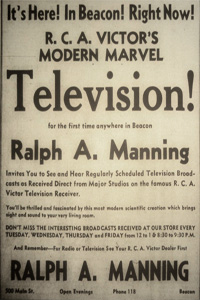 First Television Set in Beacon!