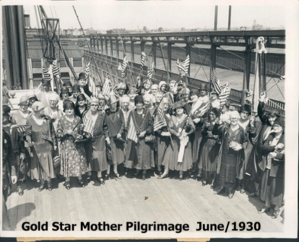 Gold Star Mothers Pilgrimage to European Cemeteries, 1930-1933 