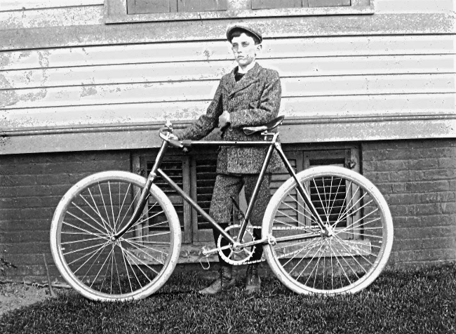 Harry Talbot as a boy in the late 1800s