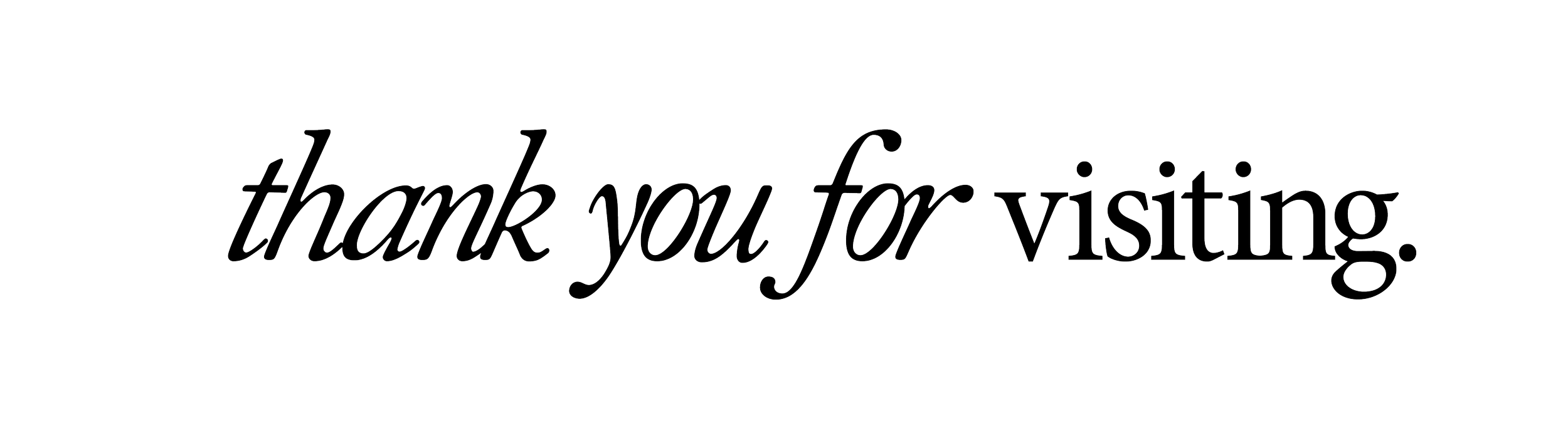 Thank you for visiting