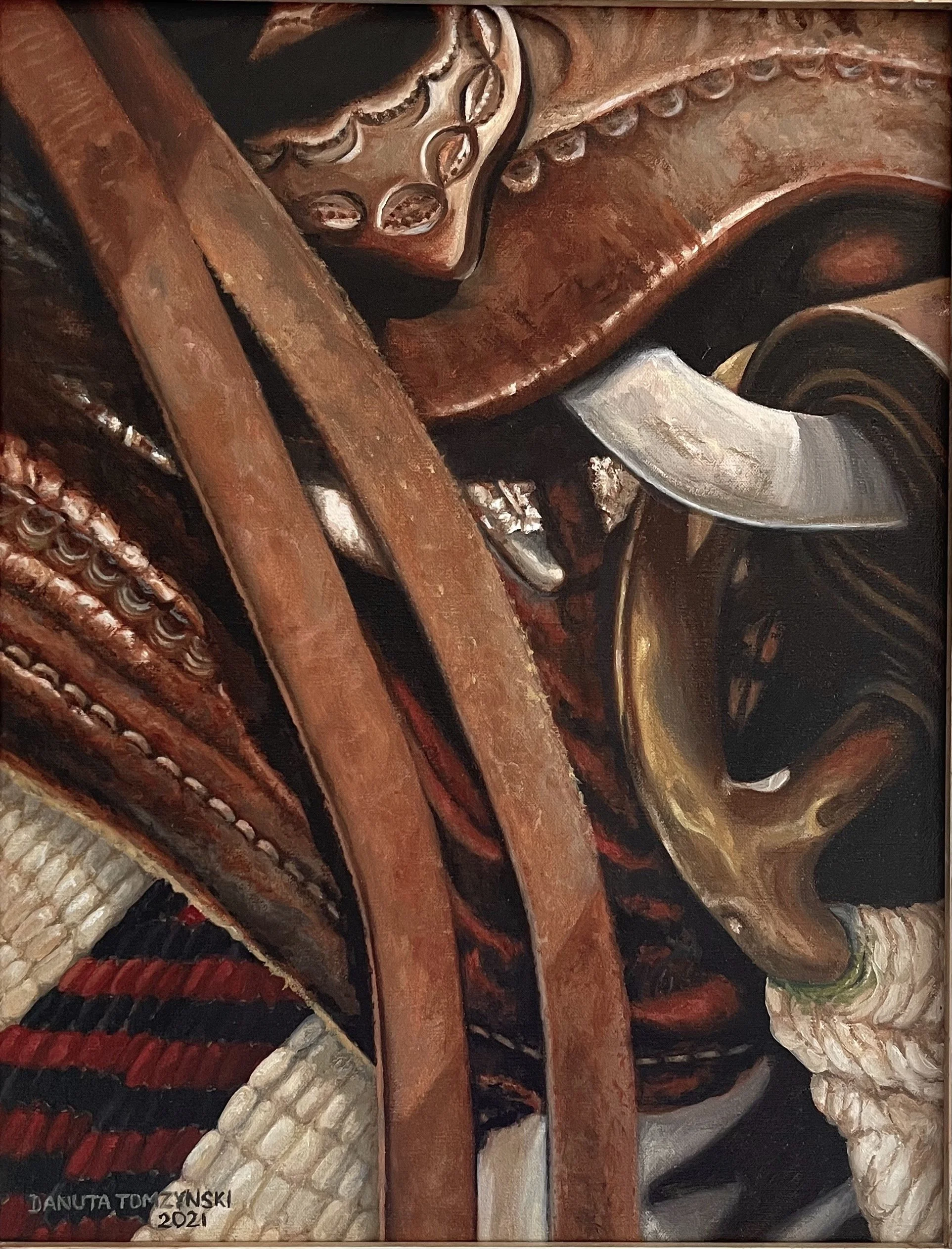 Vela Two Strap Saddle c1935