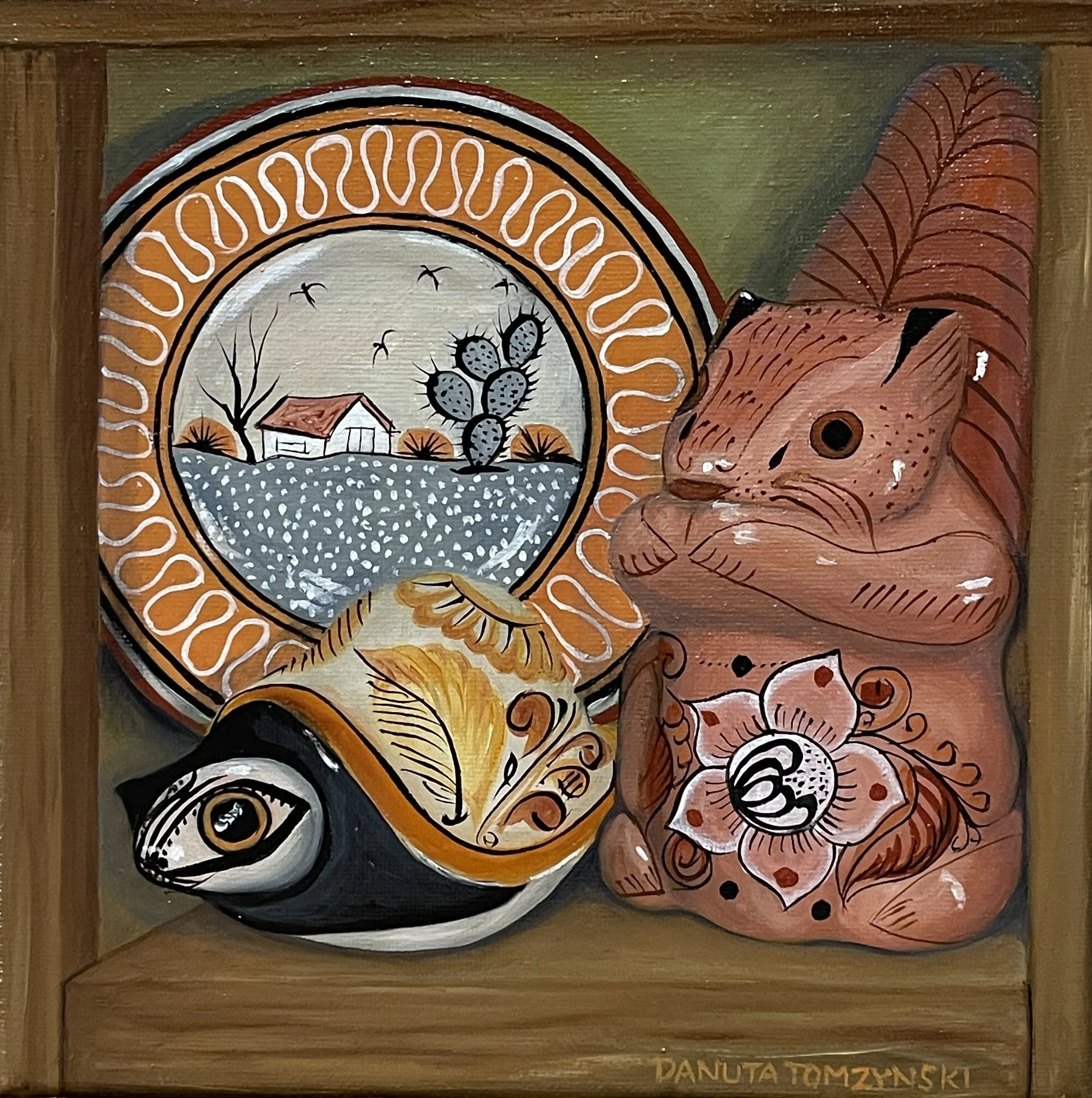 CHIPMUNK TURTLE POTTERY