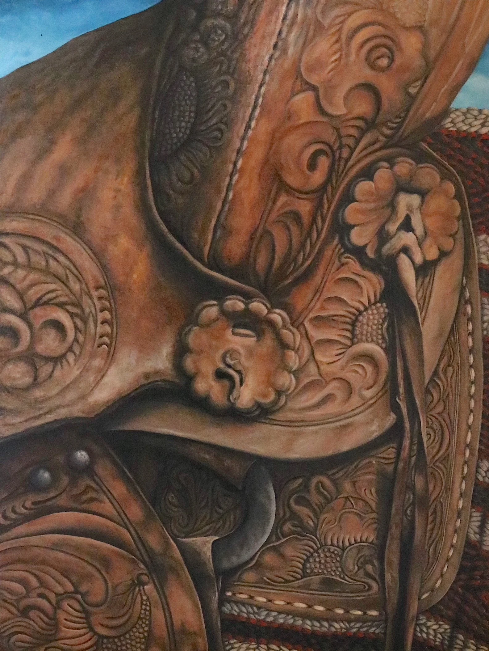FLORAL SADDLE