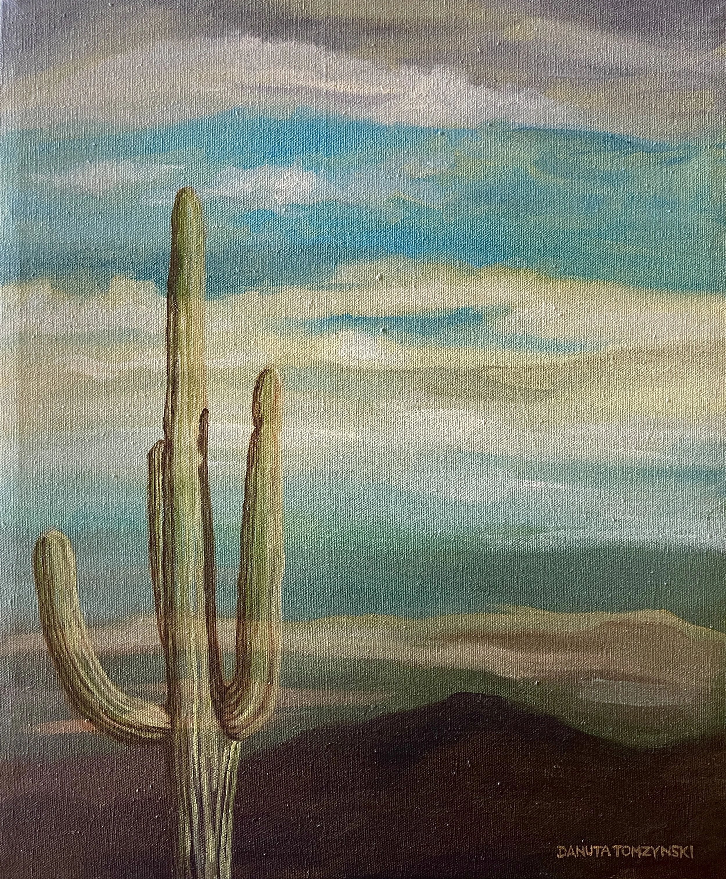 SUNSET SAGUARO OUT OF QUARTZSITE