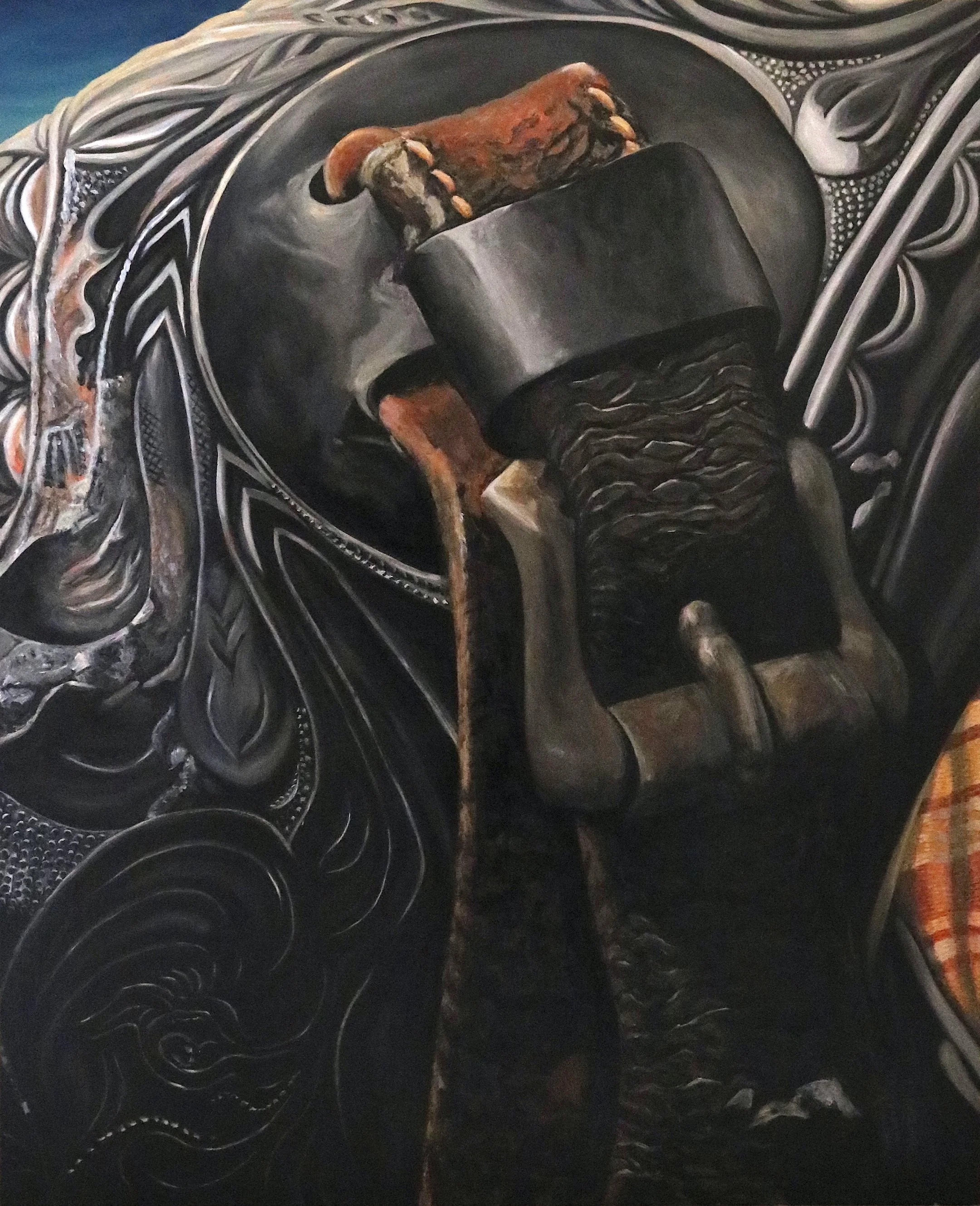PORTER SADDLERY BLACK BUCKLE PH, AZ c1925