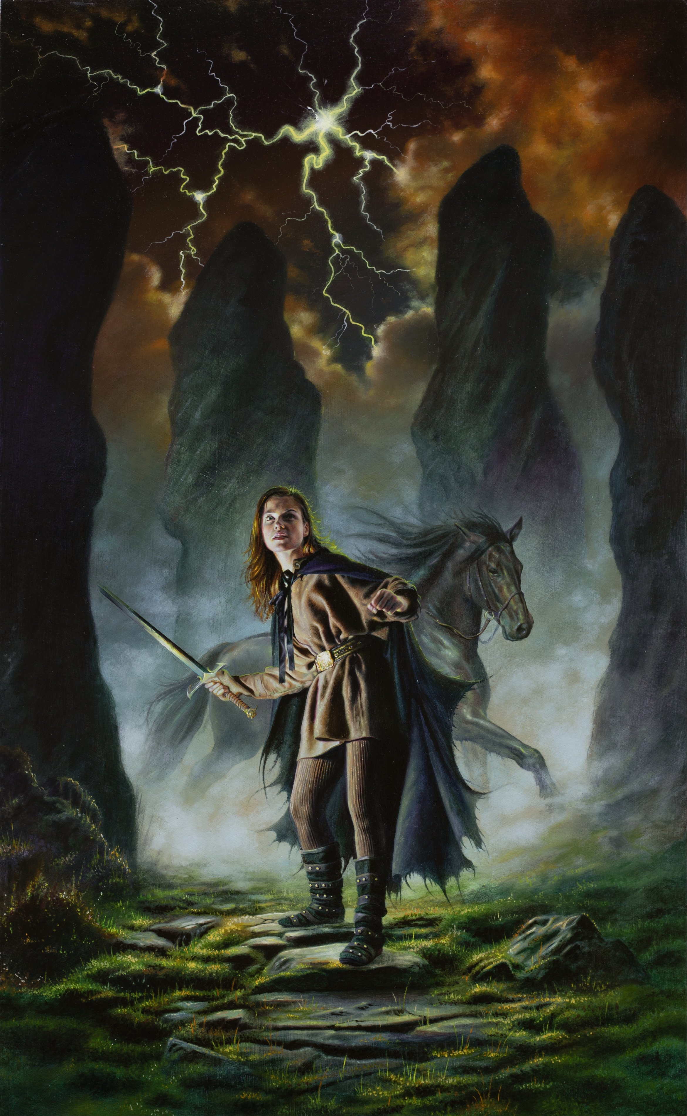 The Thief's Gamble - Oil on Board 22x33 $5000
