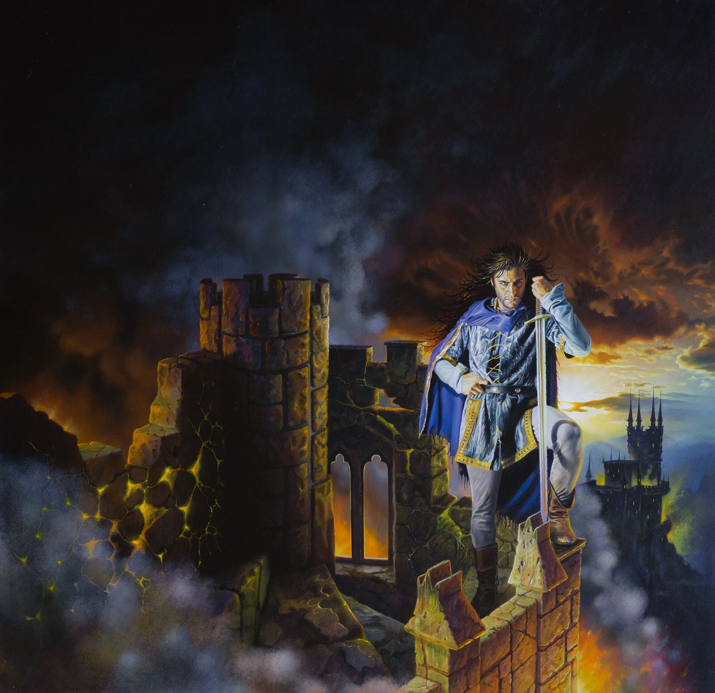 The Voice of the Demon - Oil on Board 22x33 $5000