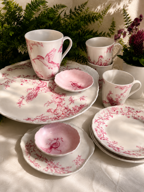 JADORE · Complete Tea & Coffee Set — Hand-painted Langenthal porcelain