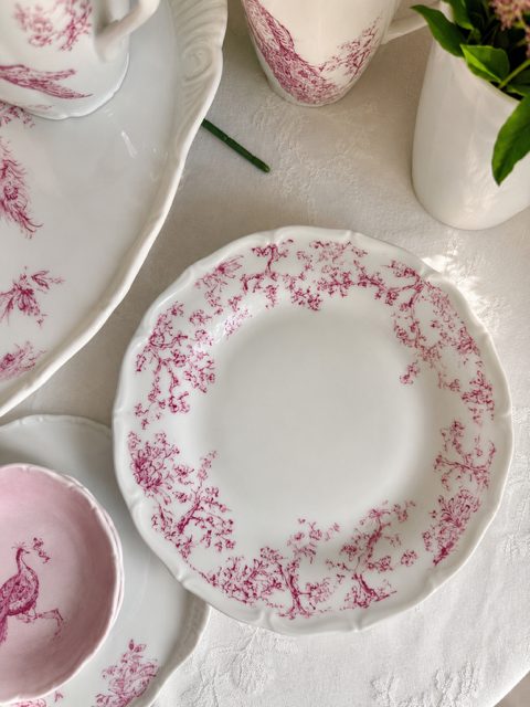 Salad/dessert plate 19cmø. JADORE COLLECTION. Hand painted