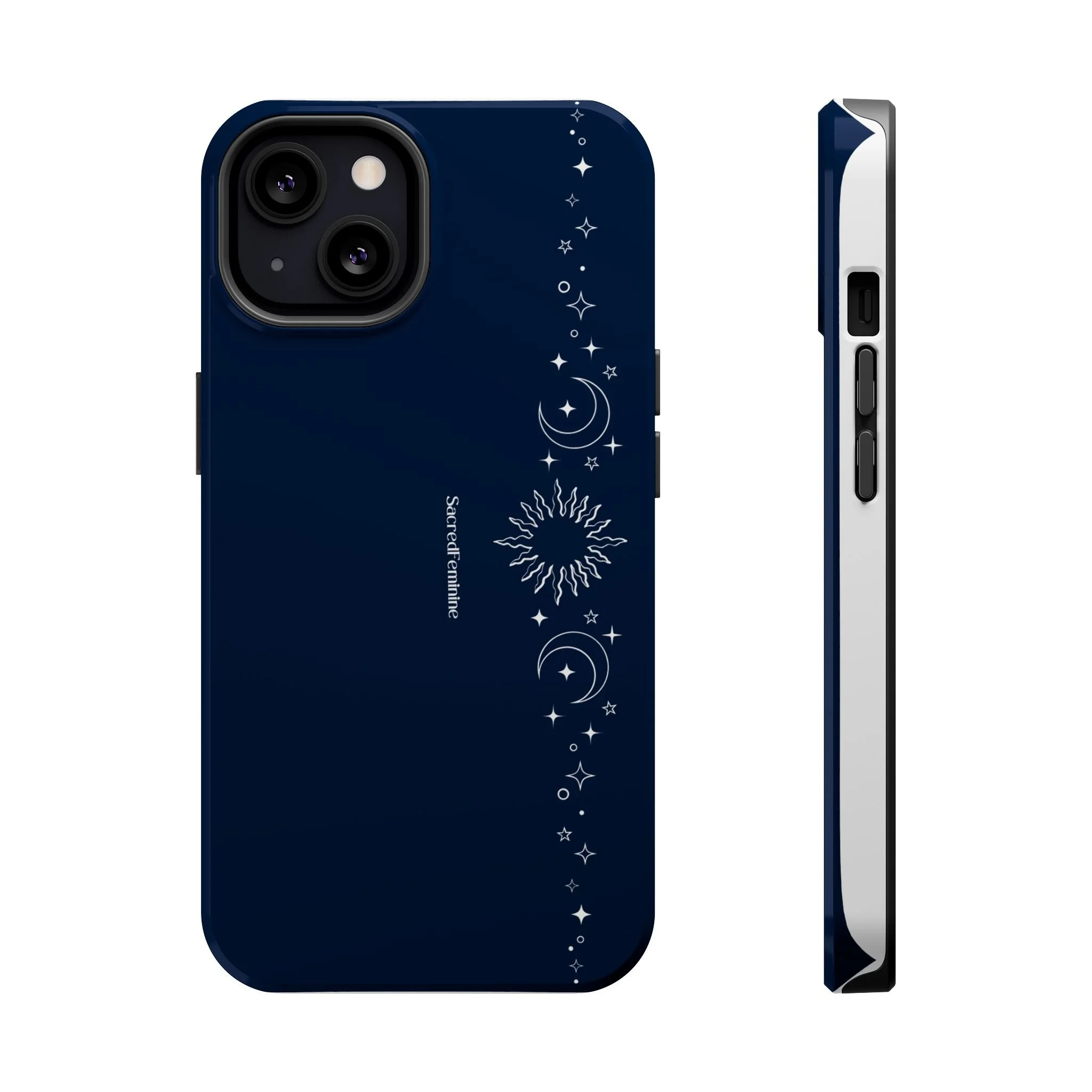Magnetic Impact-Resistant Phone Case — Midnight Moon & Starline Design