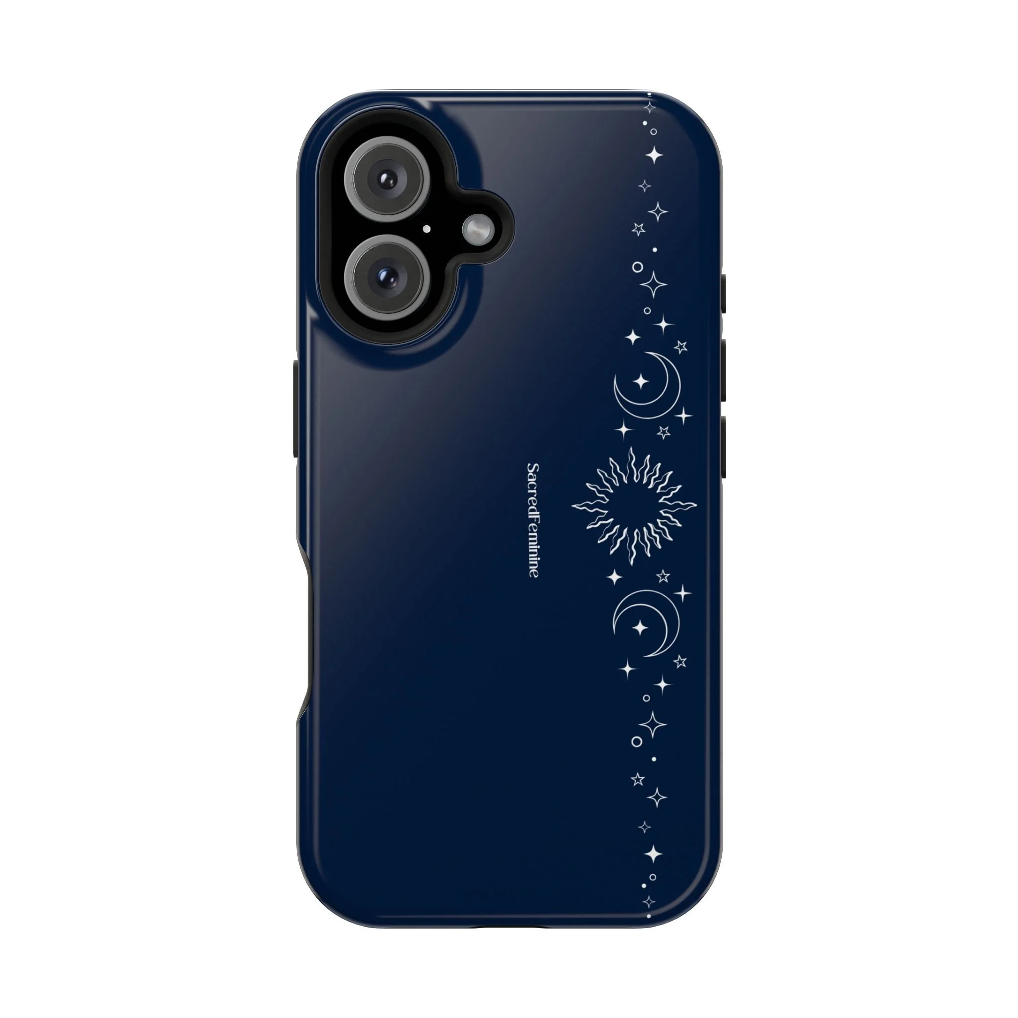 Magnetic Impact-Resistant Phone Case — Midnight Moon & Starline Design