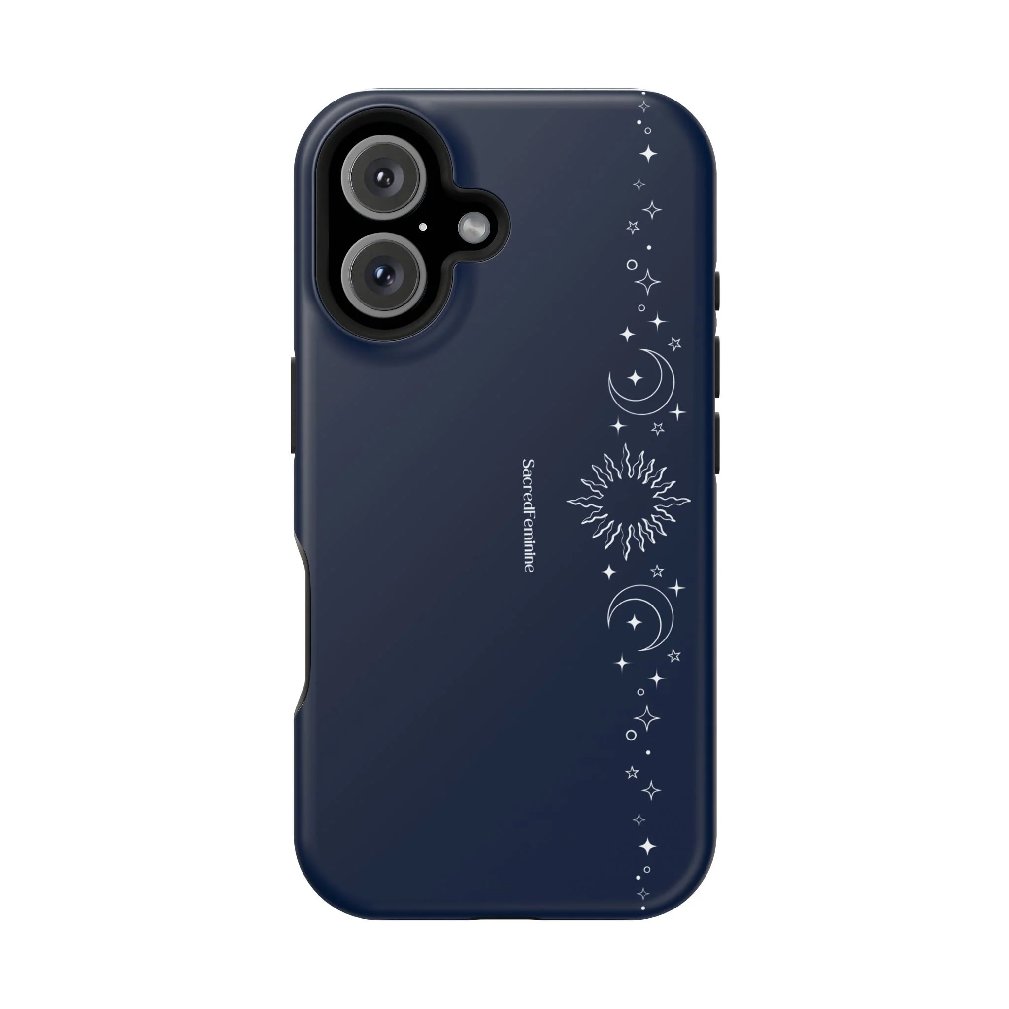 Magnetic Impact-Resistant Phone Case — Midnight Moon & Starline Design