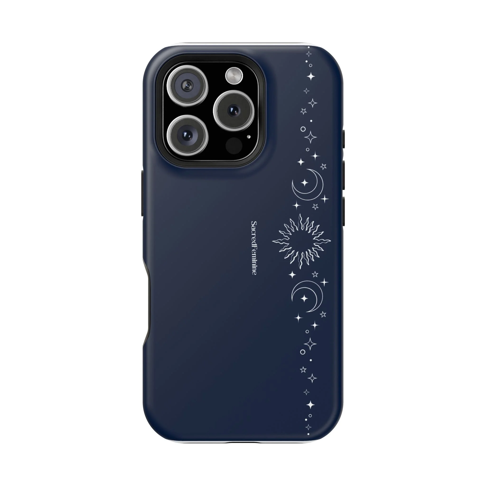 Magnetic Impact-Resistant Phone Case — Midnight Moon & Starline Design