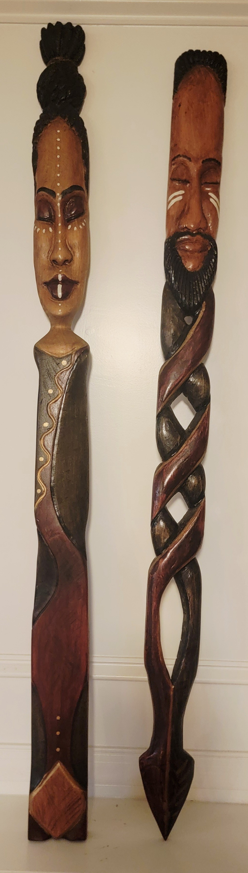 Female/Male Nubian Sculptures