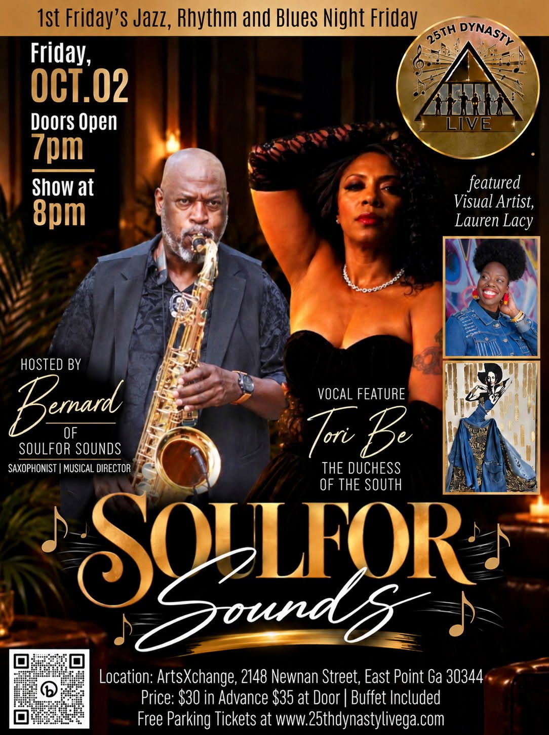 1st Friday's Jazz, Rhythm and Blues Night 