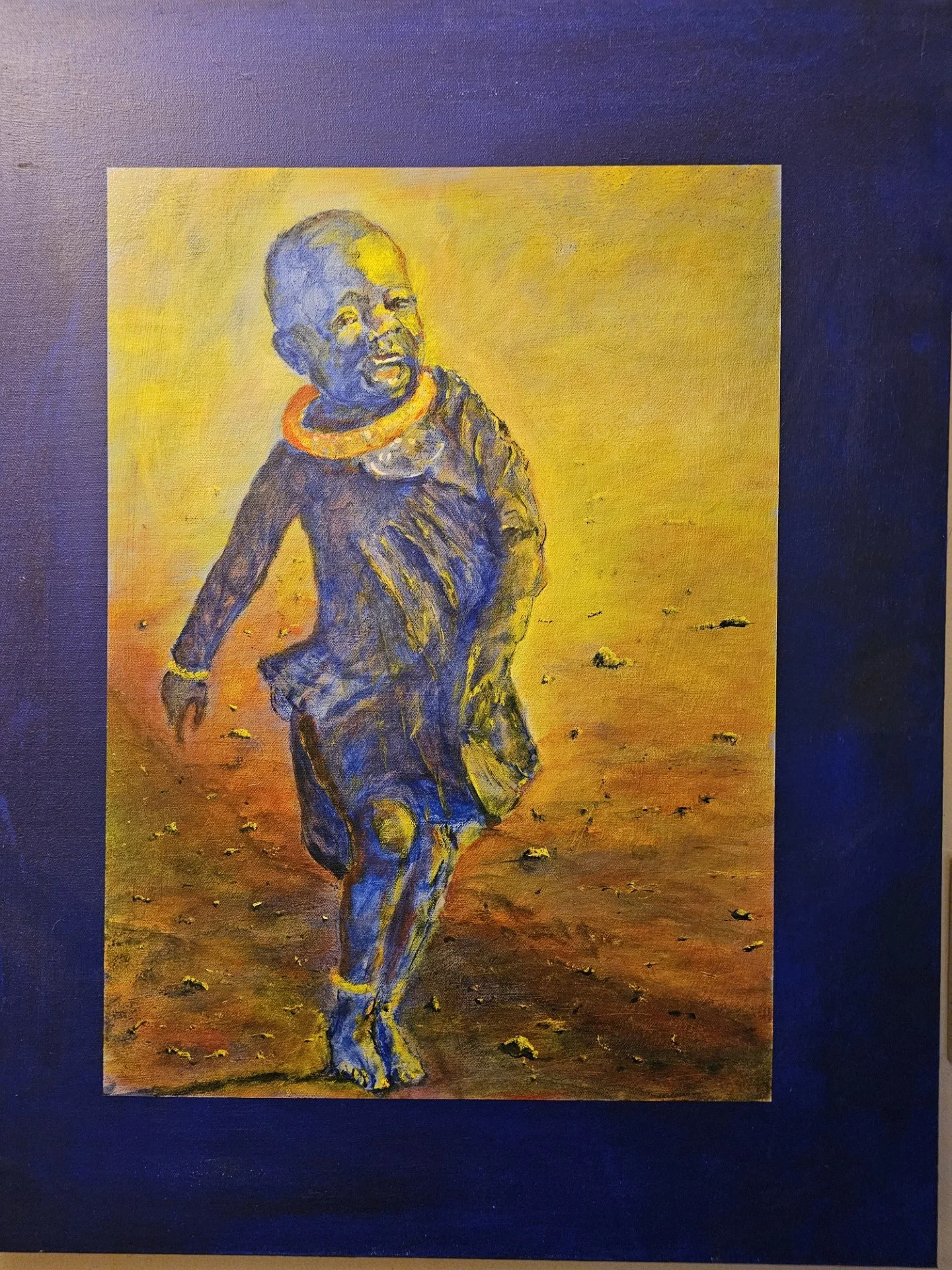 "Happy in Blue" by Tony Coppage