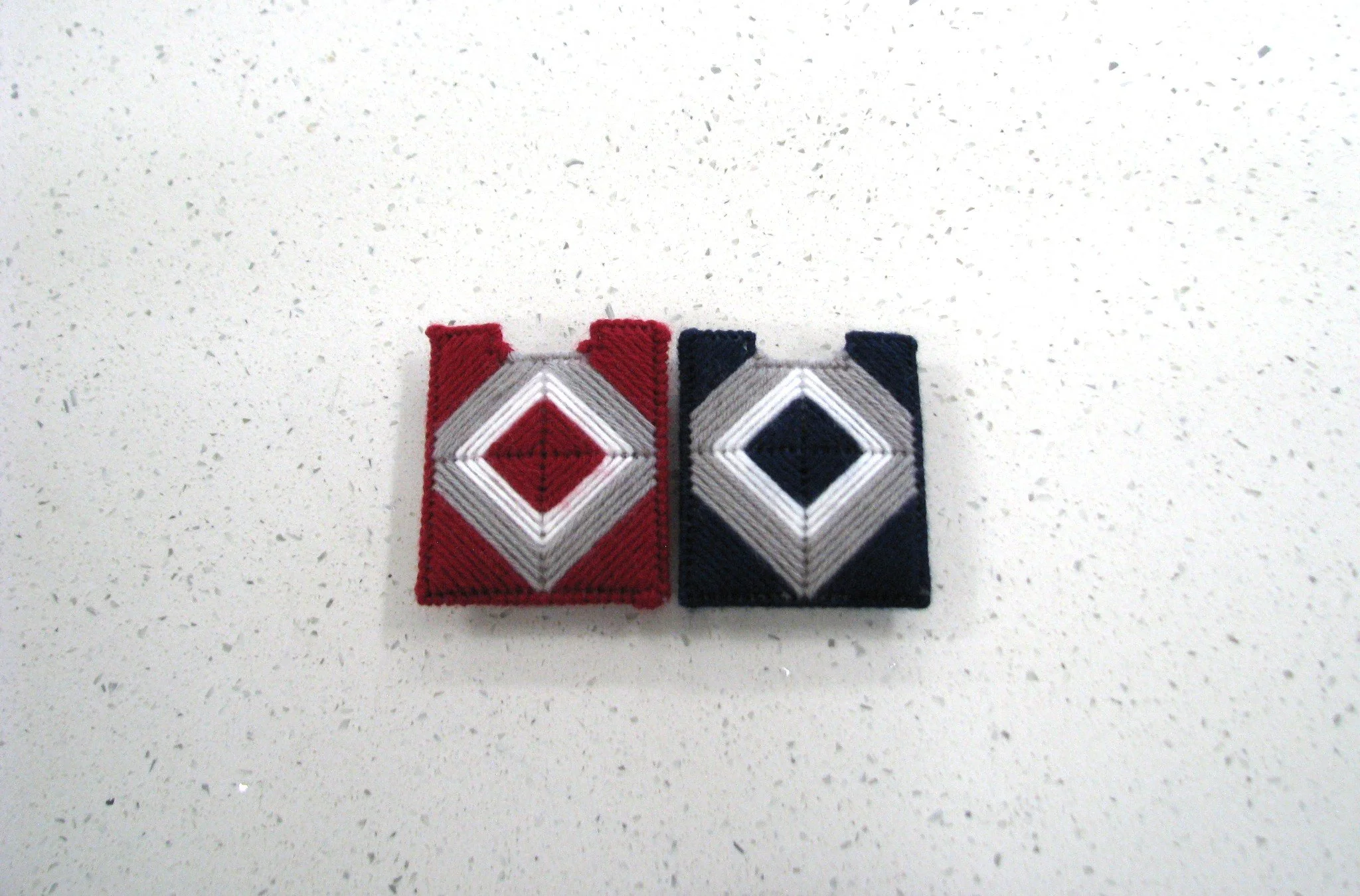 Burgundy or Blue Playing Card Holder