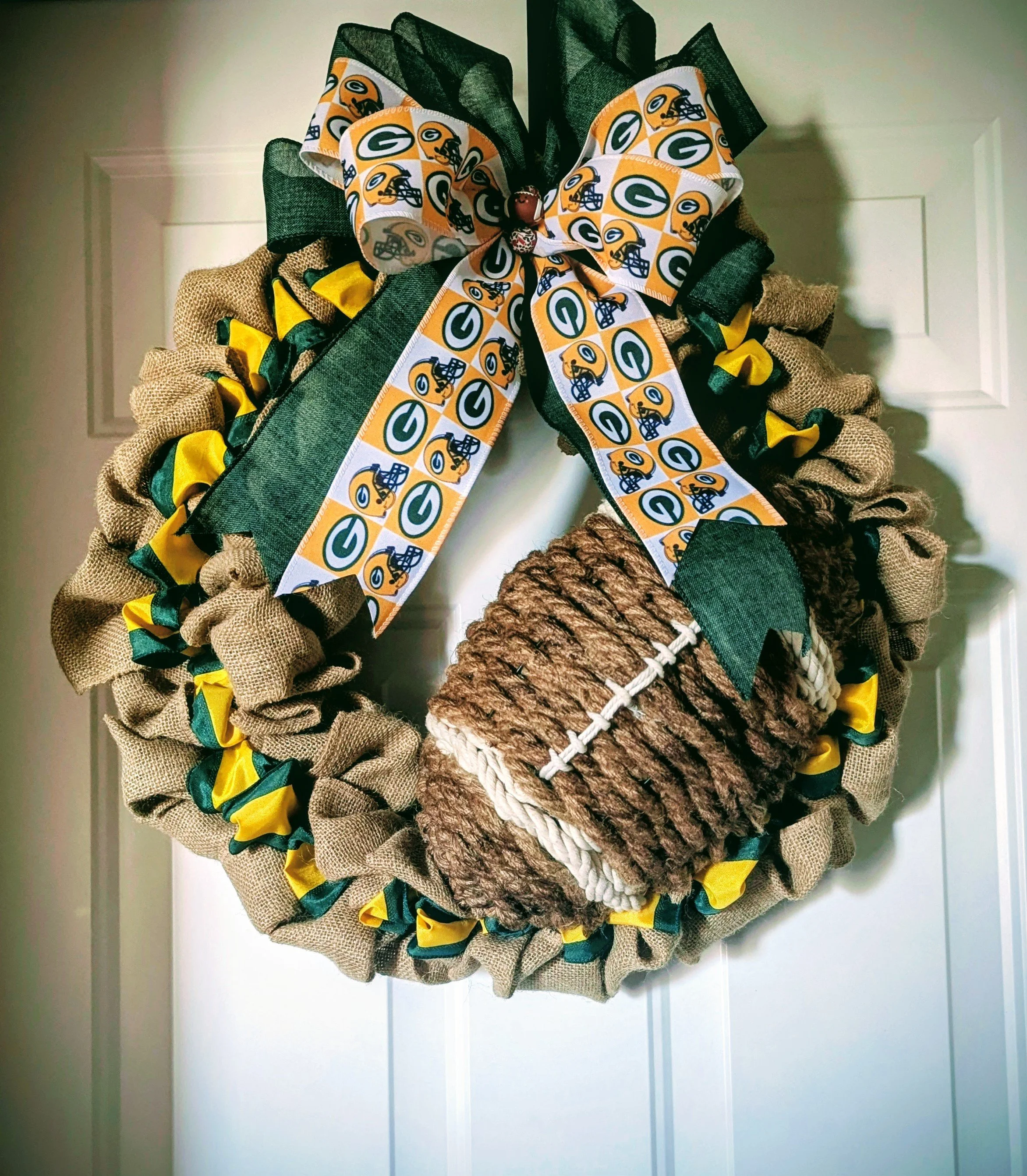 Team Spirit Football Wreath